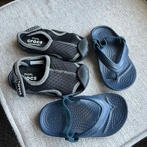 Toddler Crocs (2 pairs)